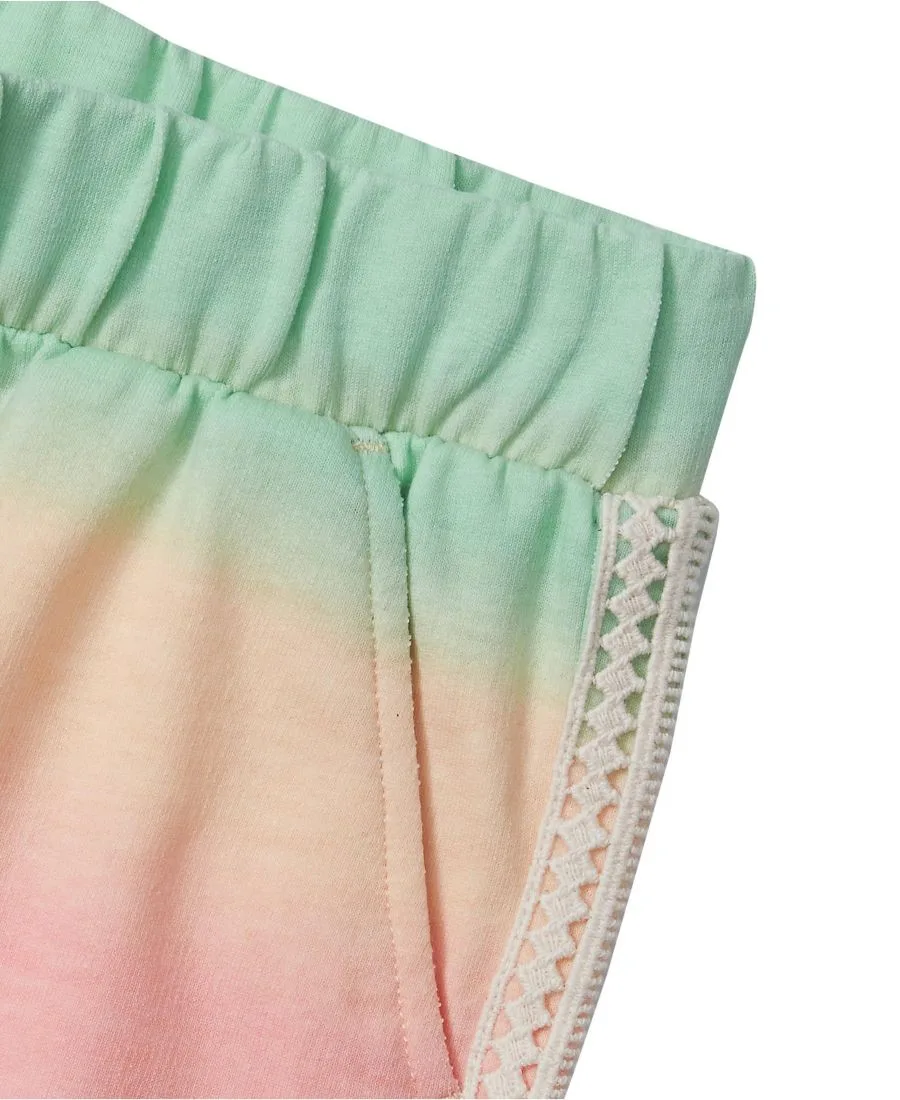 Детские шорты из французской махровой ткани Lands' End, Pastel Ombre — фото 2