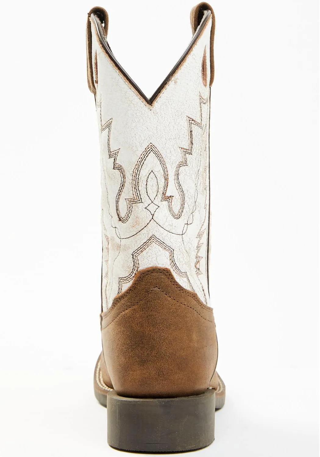 Мужские ковбойские сапоги Cody James Luke Western с широким квадратным носком - 43108, коричневый — фото 3