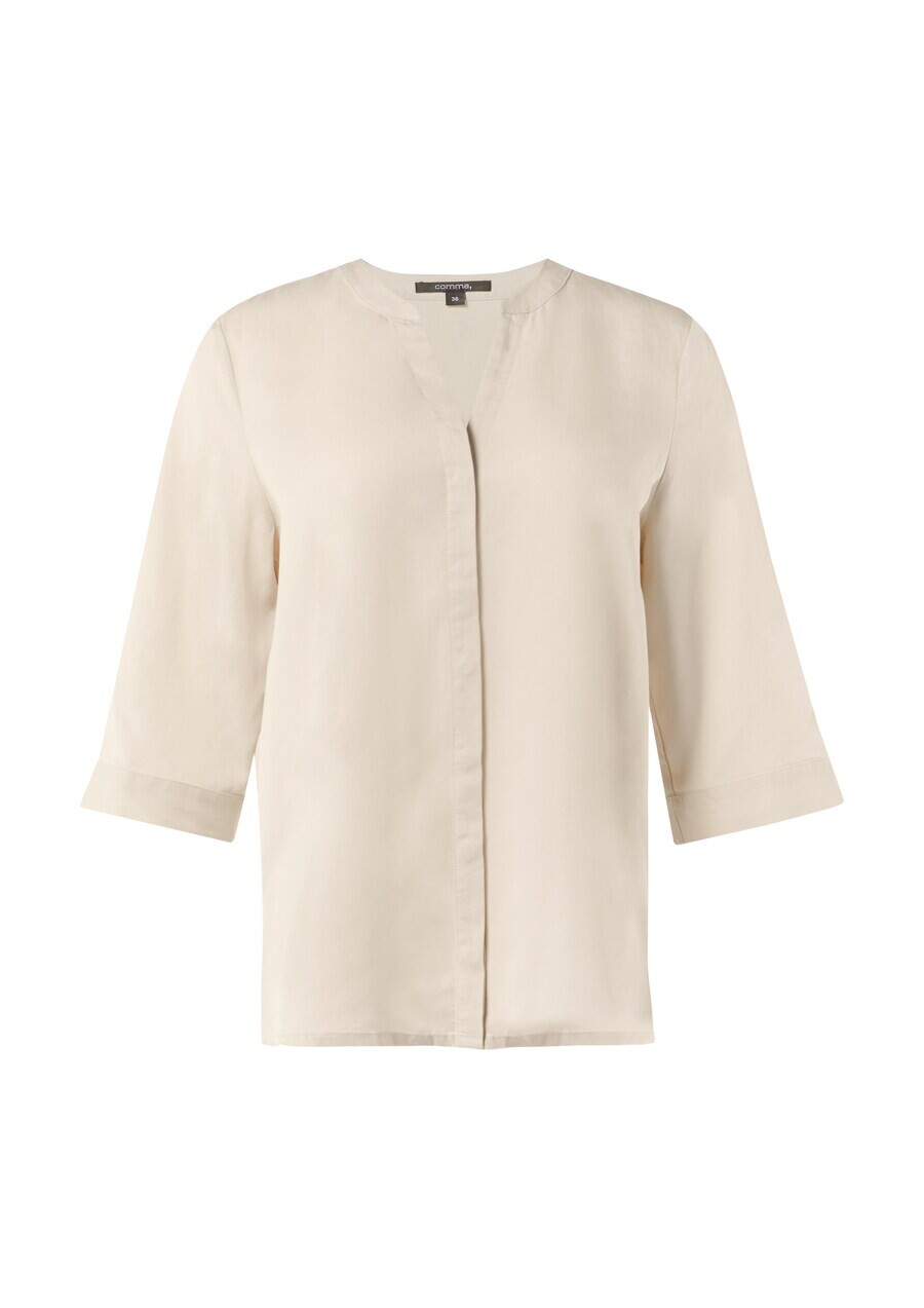 

Блузка с коротким рукавом COMMA Blouse, светло-бежевый