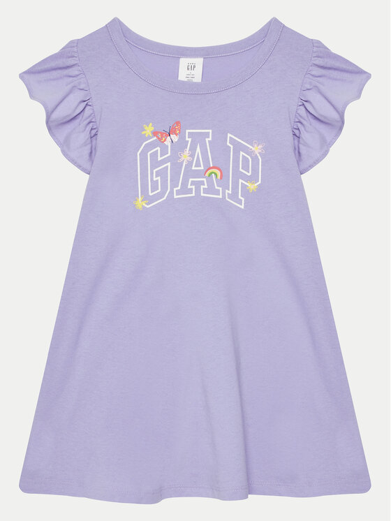

Платье на каждый день обычный крой 744470-01 Gap, фиолетовый