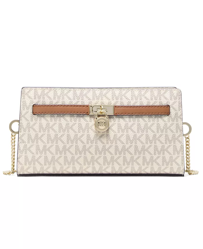 

Сумка-трансформер Michael Kors Hamilton с маленьким логотипом, кроссбоди Michael Kors, белый