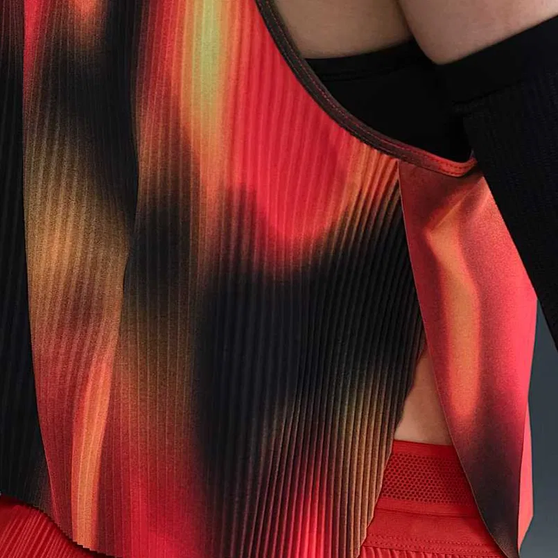 Беговая майка Nike Dri-FIT ADV Aeroswift Red/Black — фото 4