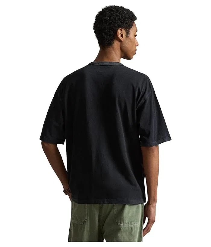 Футболка Classic Fit Peace Love Polo Polo Ralph Lauren, Polo Black — фото 3