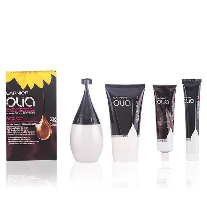 

OLIA Garnier Permanent Color №4.0 Коричневый 4 шт. Откройте для себя новые впечатления с этим автономным аммиачным красителем Inny Producent