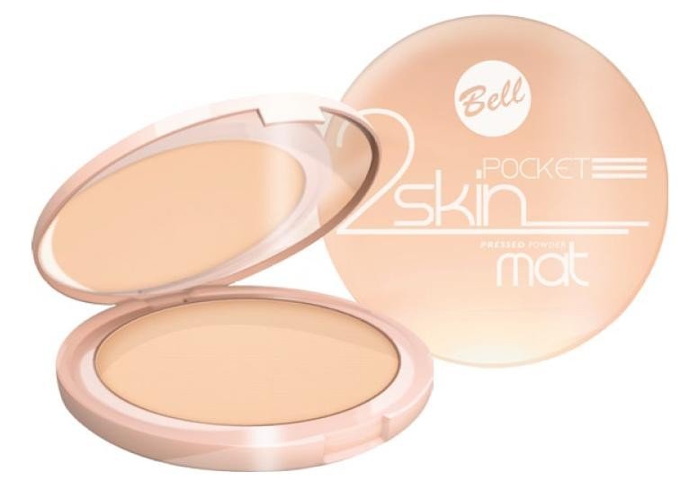 

Bell, 2 Skin Pocket Pressed Powder, матирующая прессованная пудра 042 натуральная, 9 г