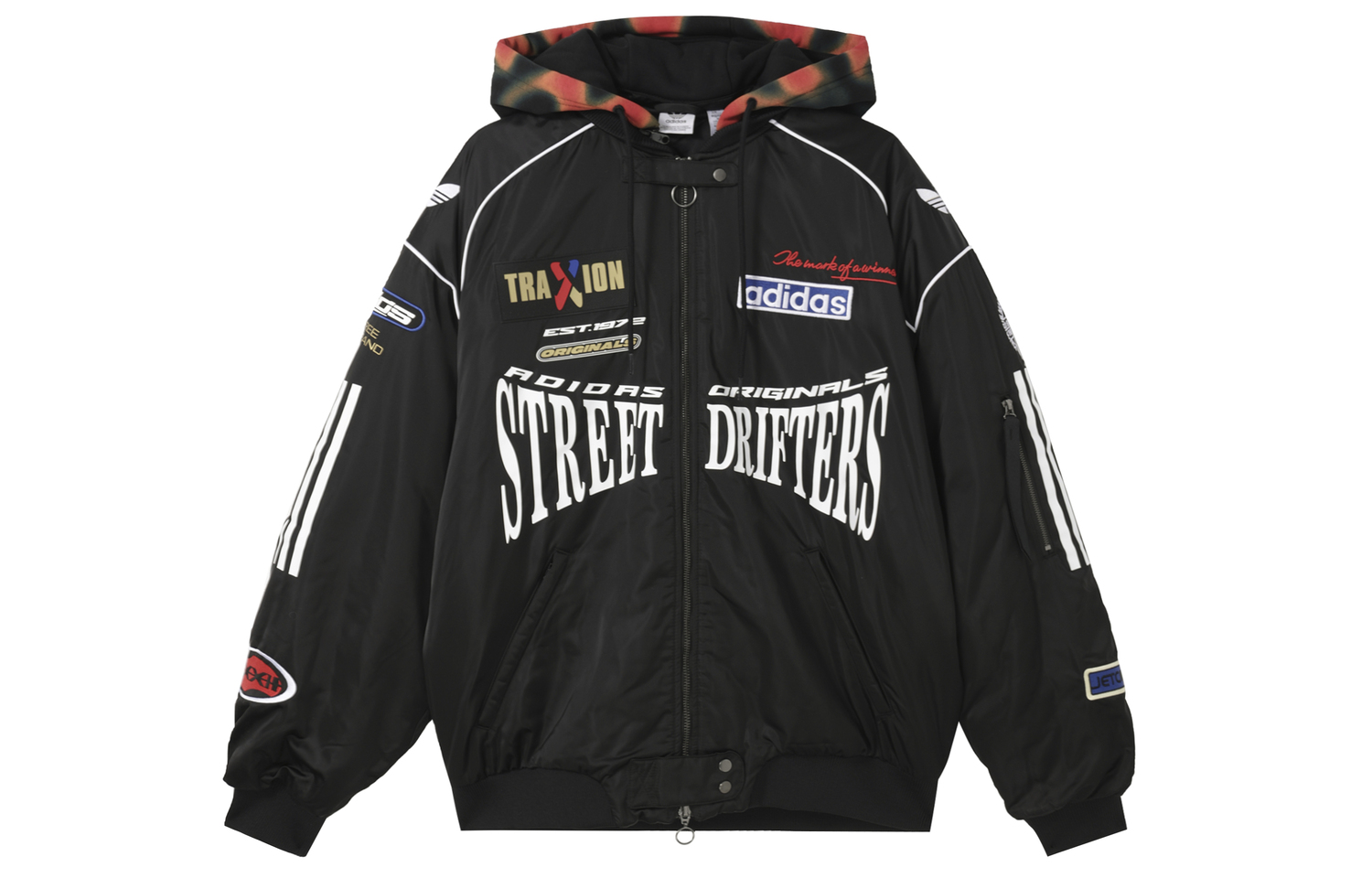 

Adidas Rasant Moto Bomber Jacket 'Black' Adidas Originals, Черный, Adidas Rasant Moto Bomber Jacket 'Black' Adidas Originals