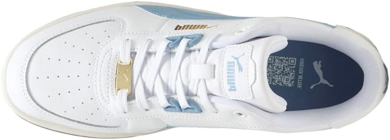 Мужские кроссовки PUMA Caven 2.0 Lux на шнуровке - Белые — фото 4