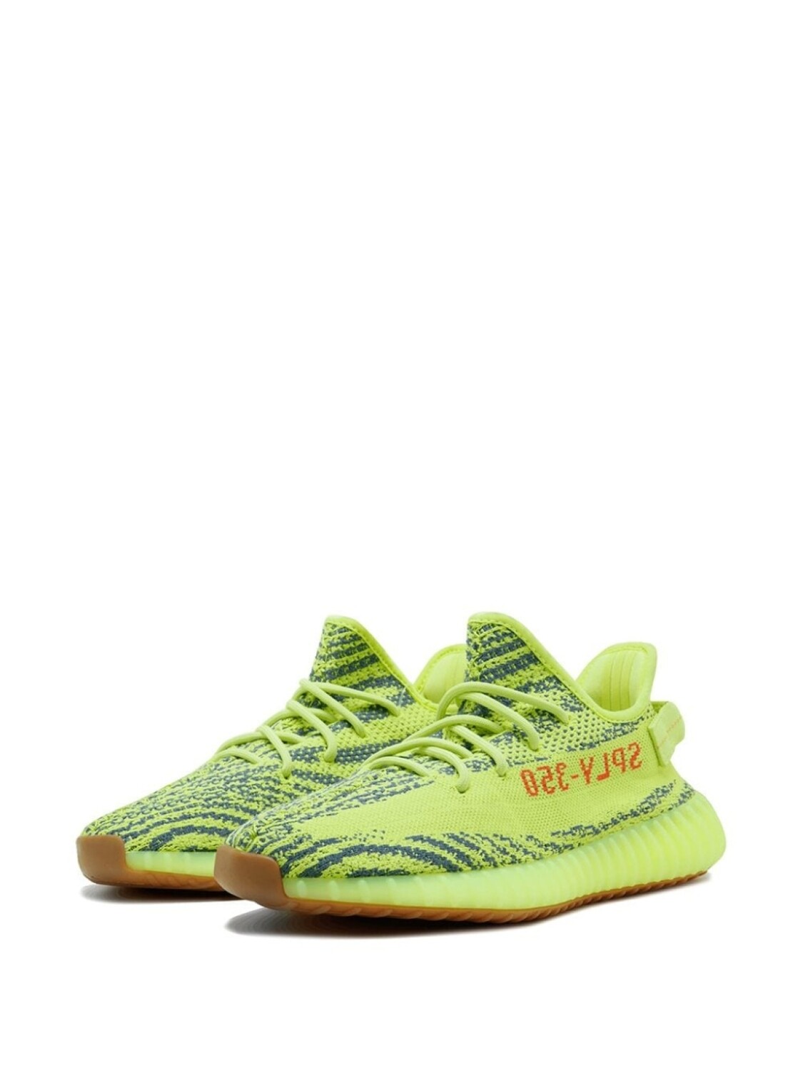 Кроссовки x Yeezy Boost 350 V2 Semi Frozen Yellow adidas Yeezy, зеленый — фото 2