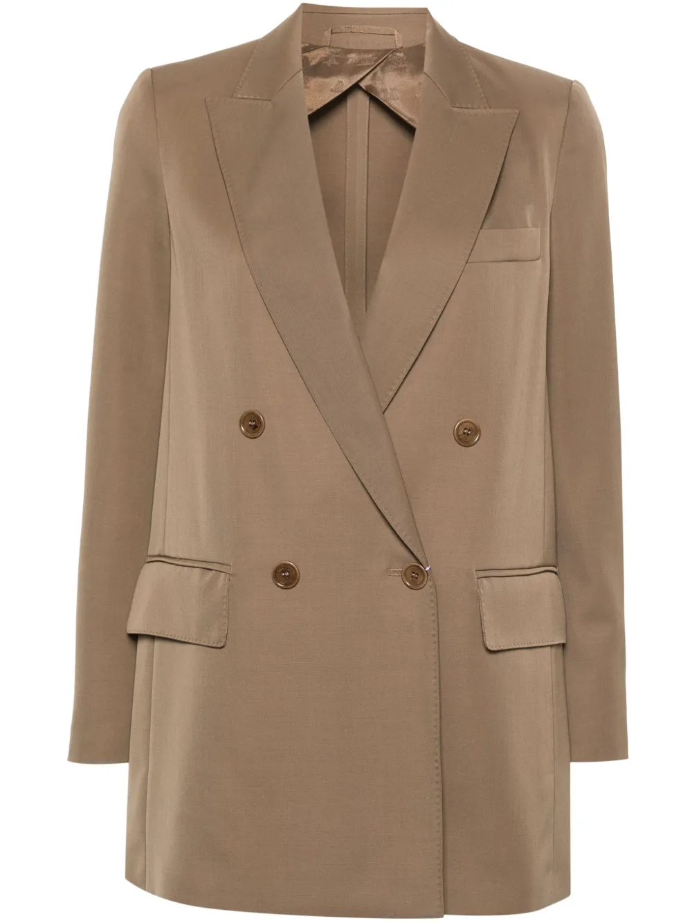 

Двубортный пиджак MAX MARA, коричневый