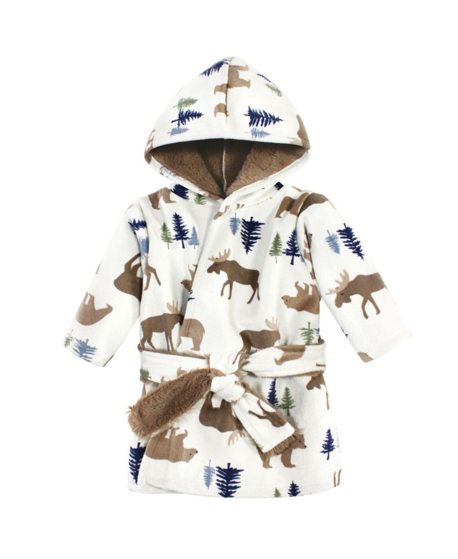 

Ультрамягкий халат-накидка для отдыха у бассейна и на пляже, имитирующий мех норки, с уютной внутренней отделкой из искусственного меха Hudson Baby, Moose bear