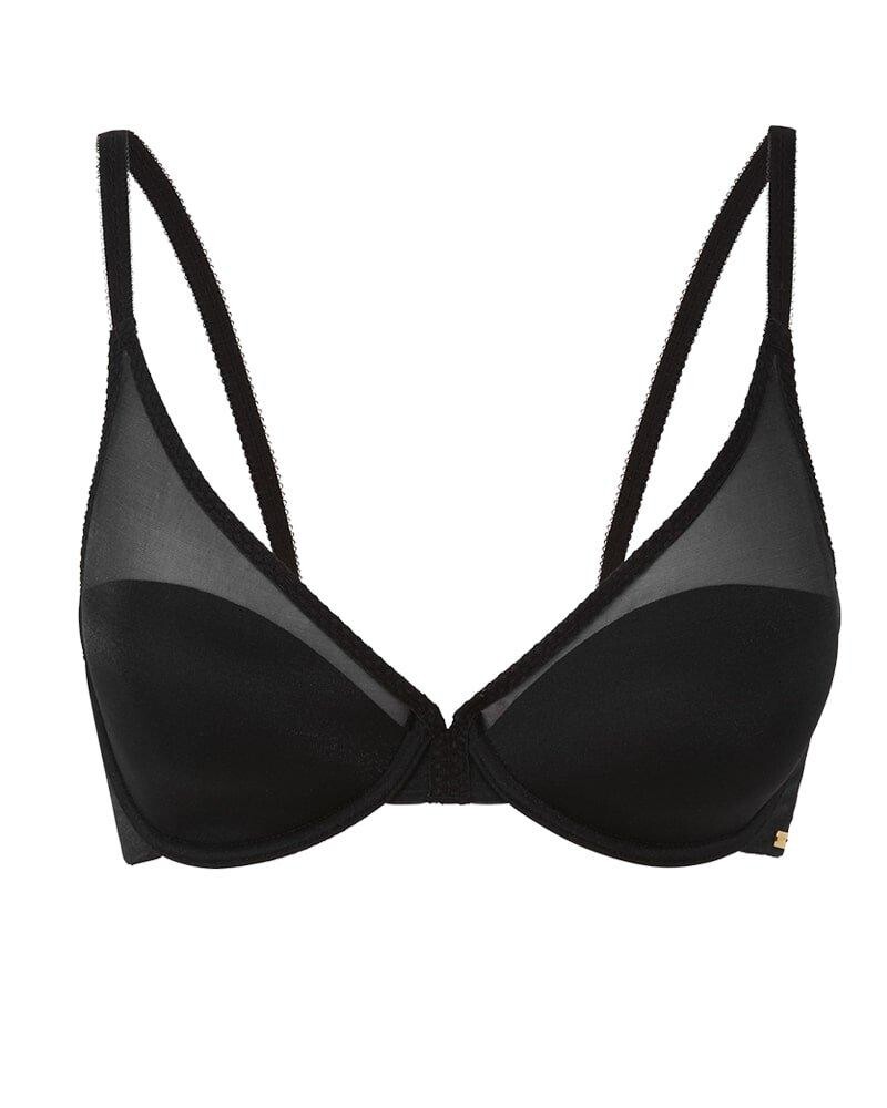 

Легкий Мягкий Бюстгальтер Glossies High Apex - Черный Gossard, черный