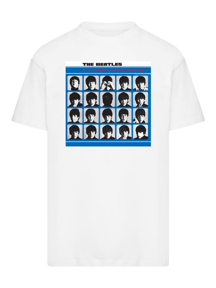 

Футболка большого размера The Beatles Retro белого цвета F4NT4STIC, Белый, Футболка большого размера The Beatles Retro белого цвета F4NT4STIC