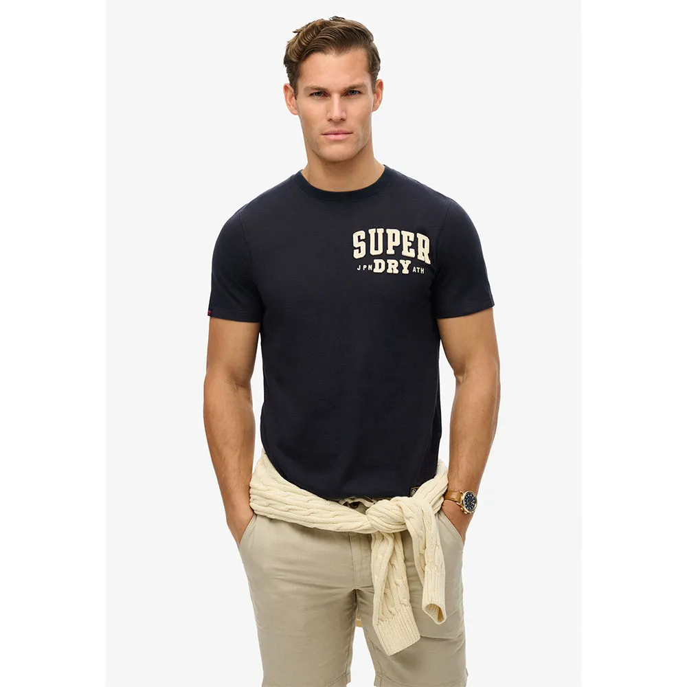 

Футболка с коротким рукавом Superdry Vintage Athletic, черный