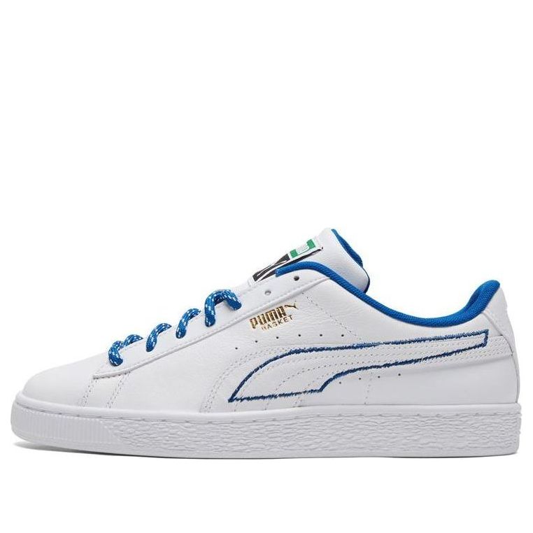 

Кеды PUMA Basket New Heritage 'White Royal', синий