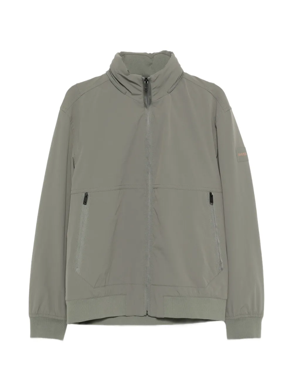 

Куртка с застежками-молниями на карманах Boss, зеленый