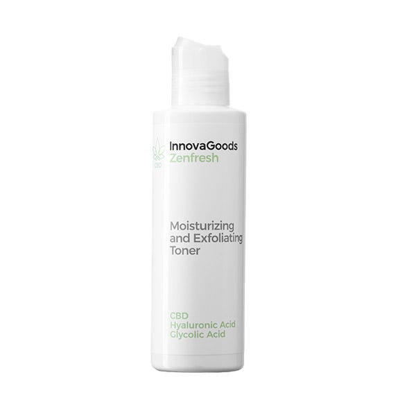 

Отшелушивающий тоник для лица INNOVAGOODS CBD Hyaluronic Acid Glycolic Acid, 150 мл