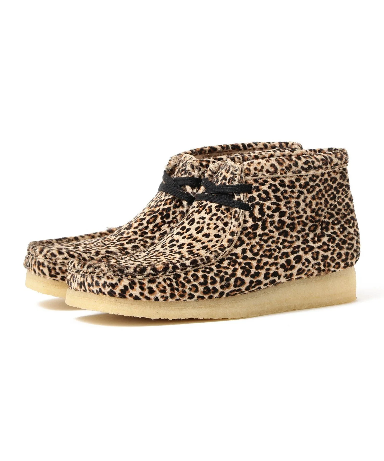 Ботинки Clarks / Wallabee с леопардовым принтом BEAMS, Leopard_Print
