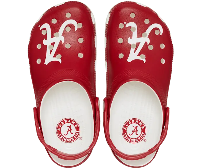 Классические сабо University of Alabama Crocs женские, цвет White
