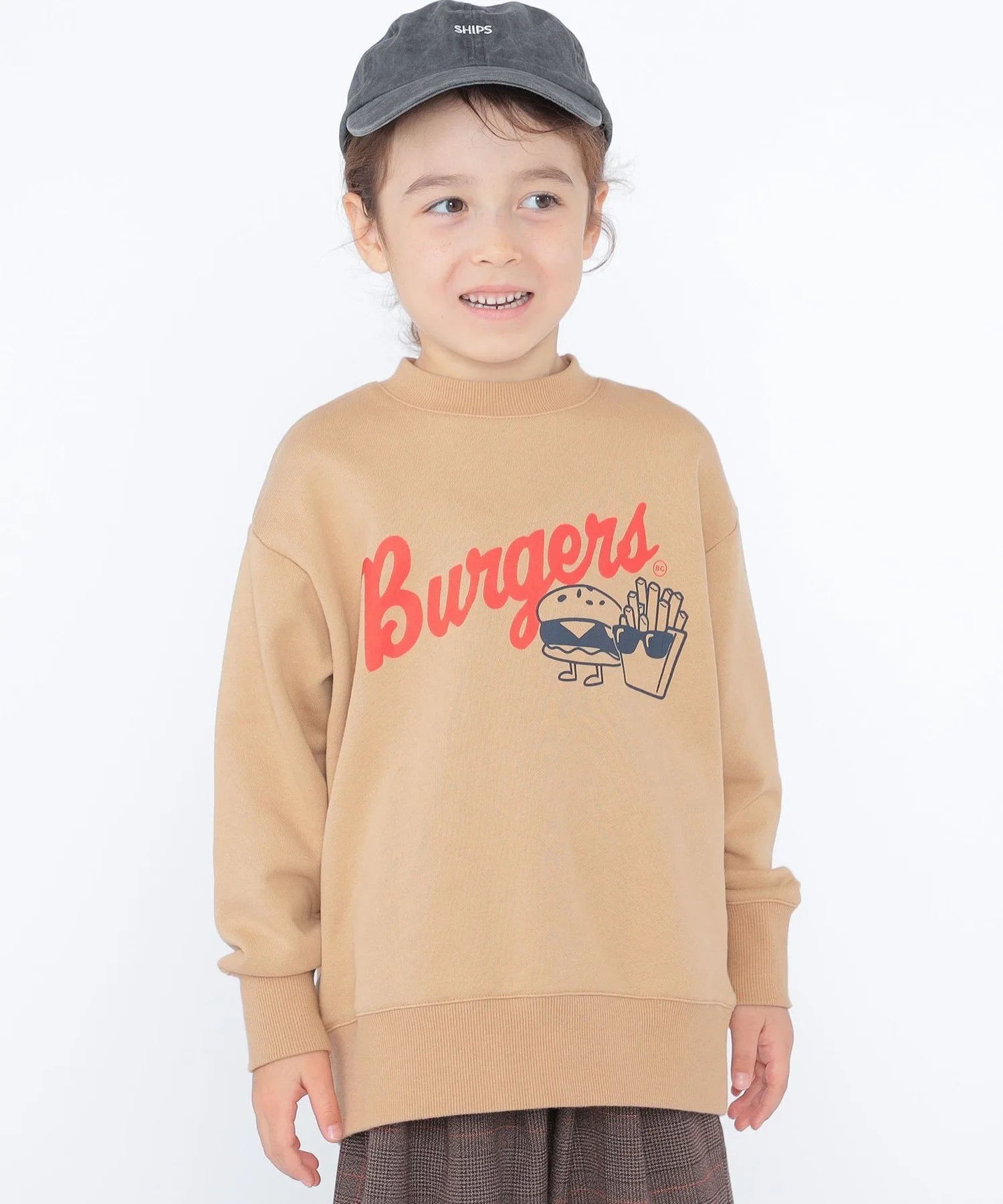 Детская футболка с изображением бургера (100-130 см) SHIPS KIDS, Beige — фото 2