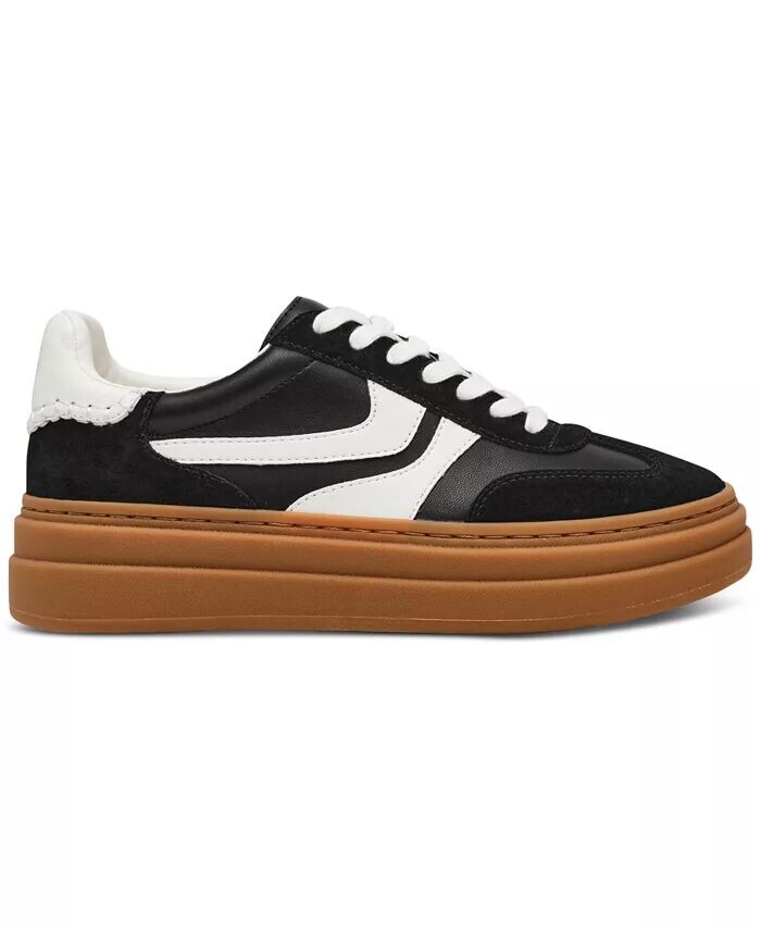 Женские кроссовки Dodge на тройной платформе на шнуровке Steve Madden, серый — фото 2