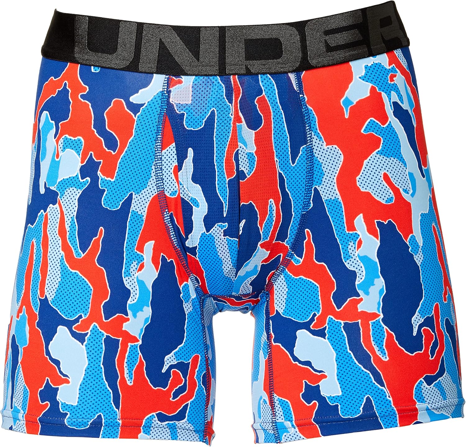 

Мужские боксеры Under Armour Tech длиной 6 дюймов, American Blue (451)/Black