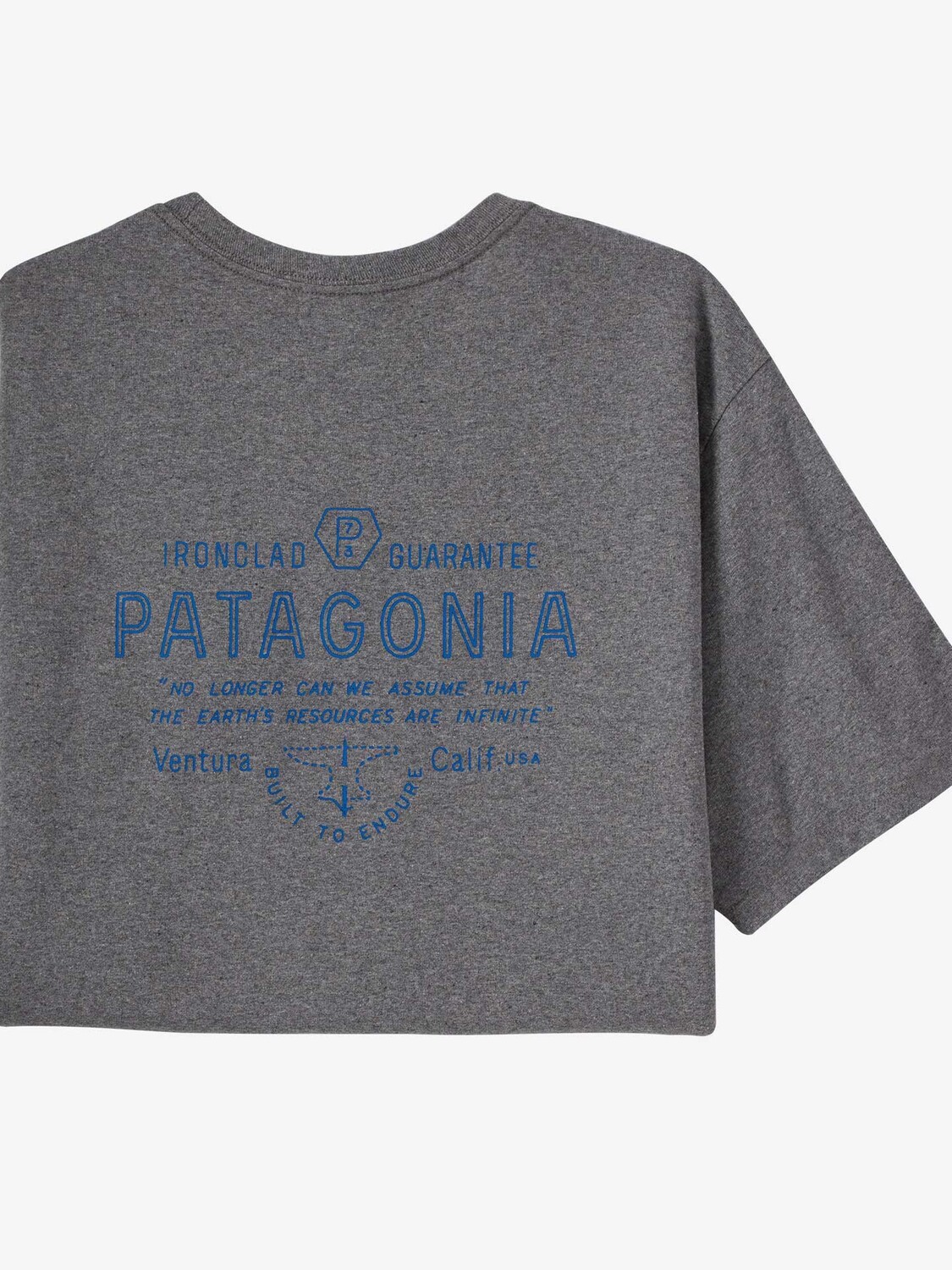 

Футболка Patagonia Ms Forge Mark Responsibili, серый