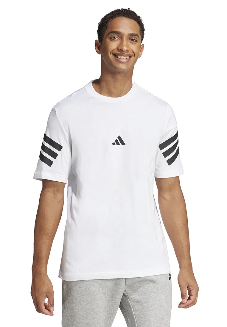 Футболка с коротким рукавом, 3-Stripes, Future Icons, adidas, белый