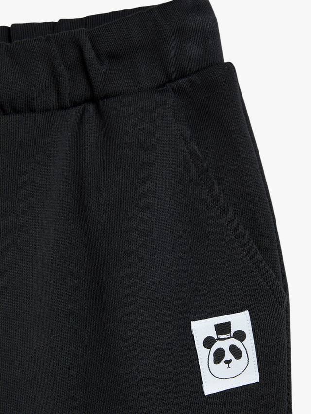 Детские джоггеры из органического хлопка Mini Rodini, Black — фото 3