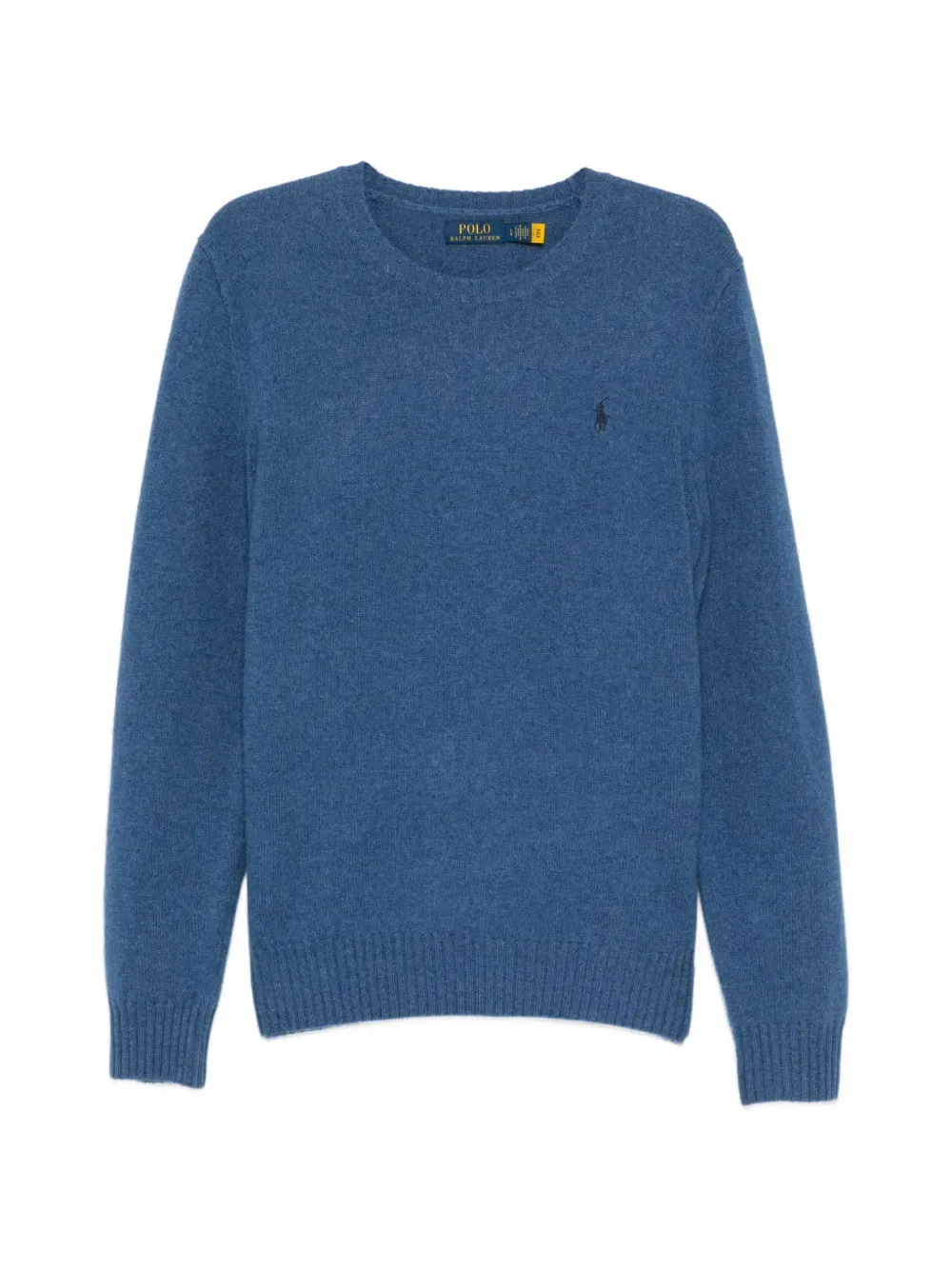Свитер с синим логотипом Polo Ralph Lauren, синий