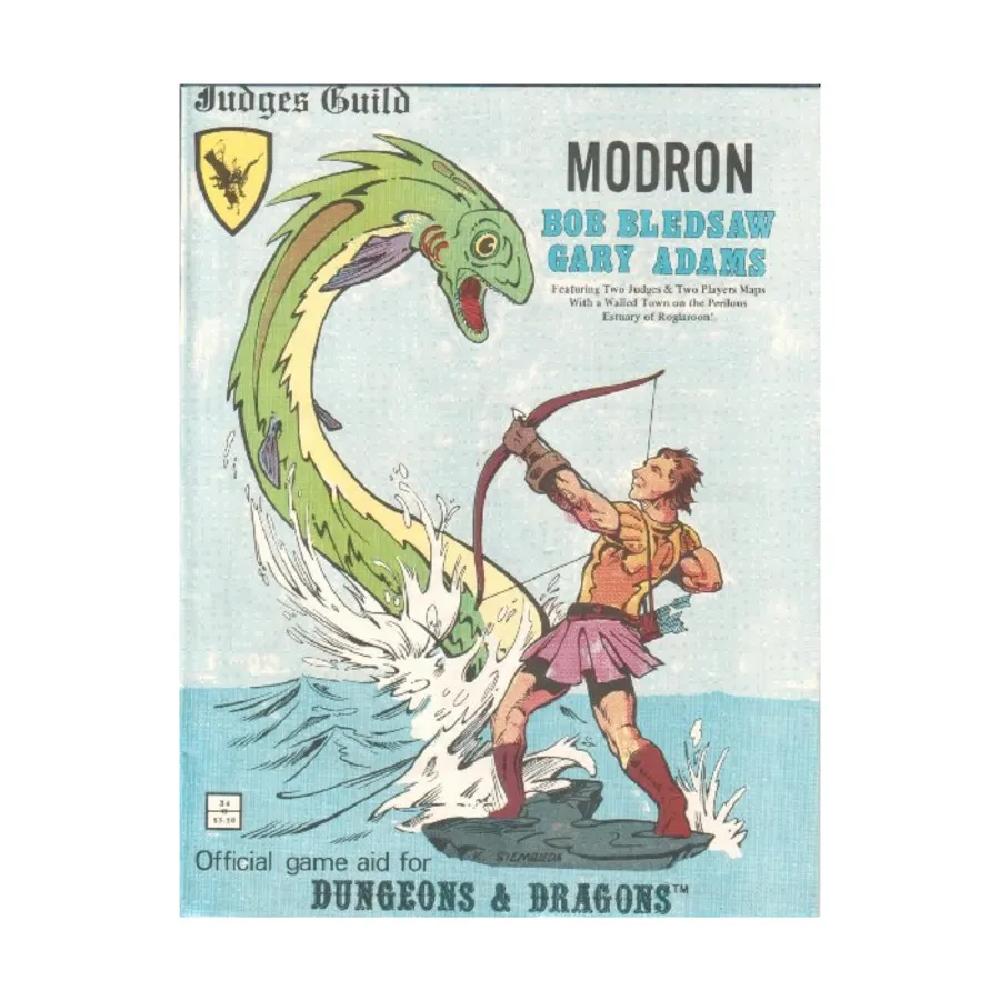

Модуль Modron (4th Printing), Dungeons & Dragons Fantasy Modules (G - M) (Judges Guild)