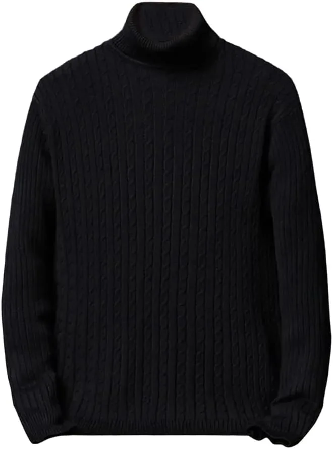 

Толстовка-водолазка вязаная полосатая с длинным рукавом