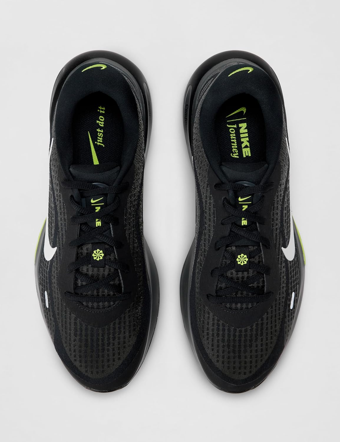 Мужские беговые кроссовки Nike Journey Run для шоссе, белый/черный — фото 4