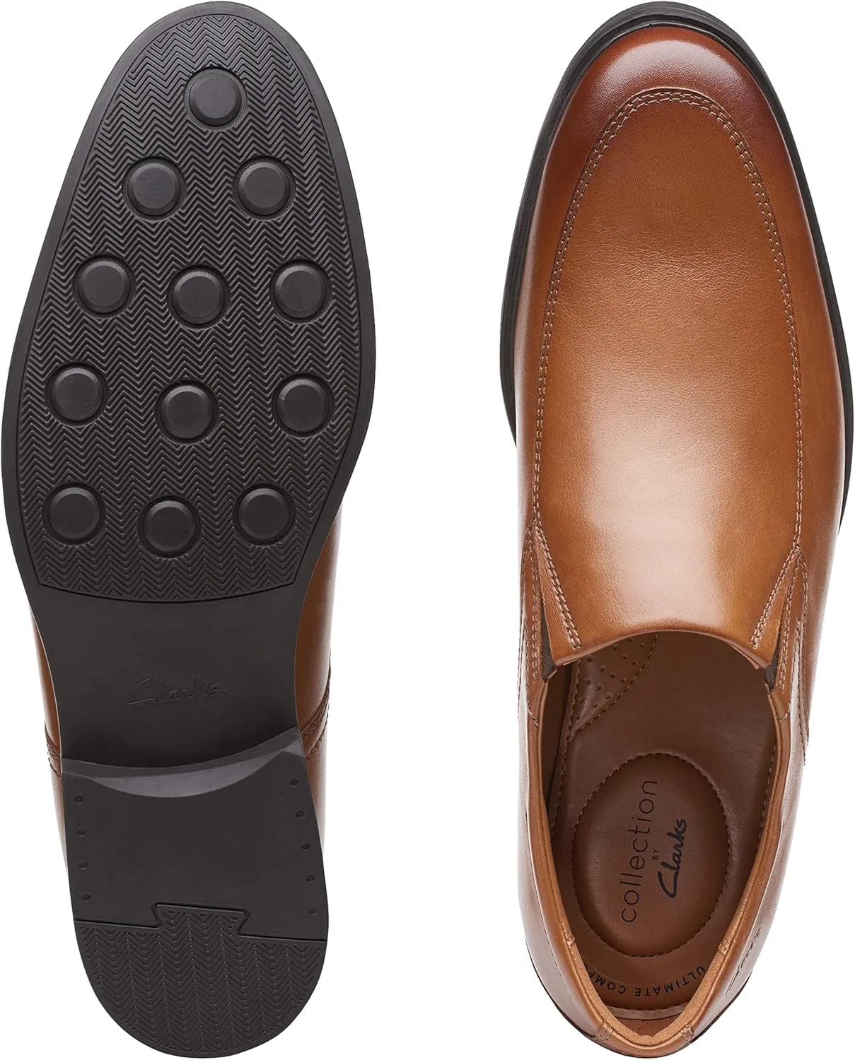 Мужские туфли Clarks Whiddon Step, 2-Dark Brown Leather — фото 4