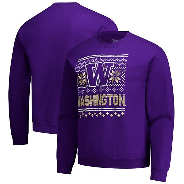 

Мужской фиолетовый свитшот washington huskies holiday fleece Image One