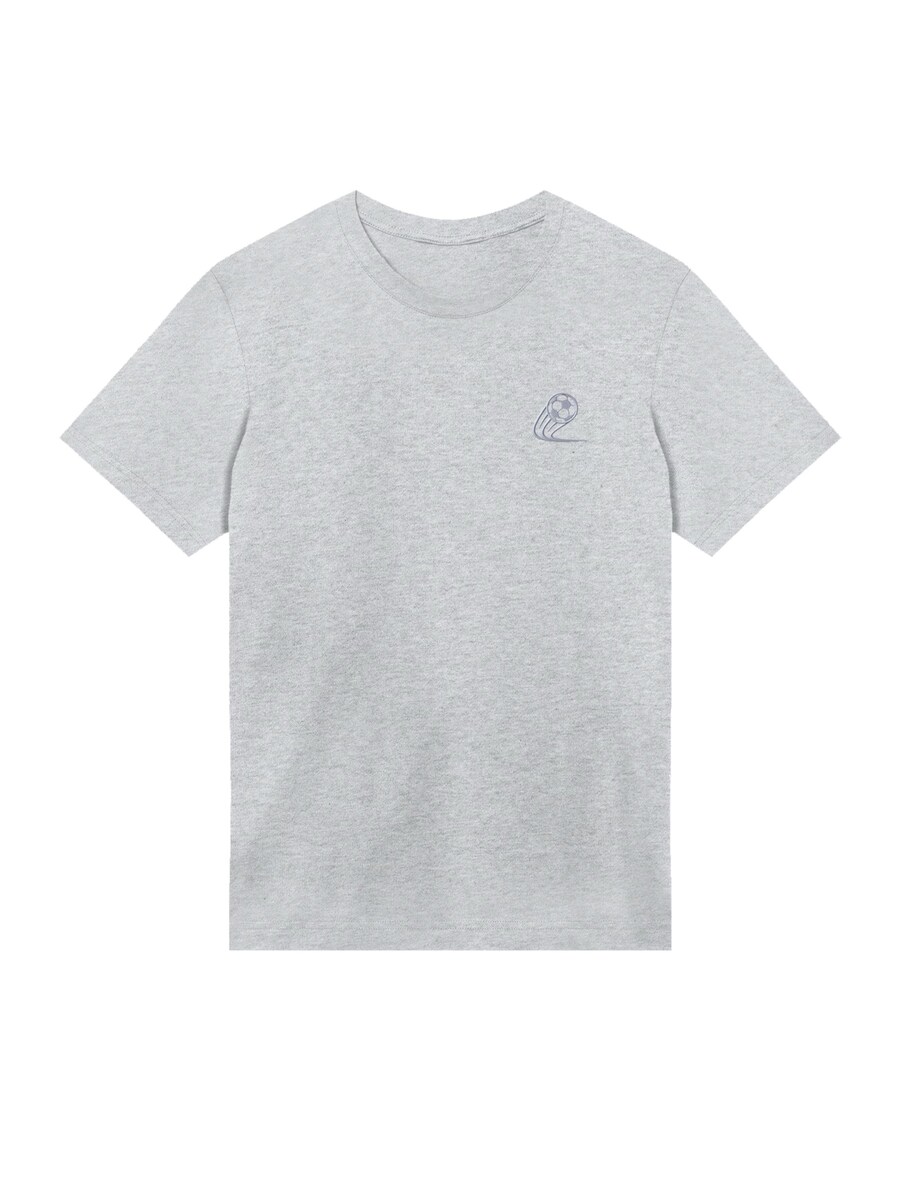 

Рубашка F4NT4STIC Football Stickerei, цвет Grey/mottled grey