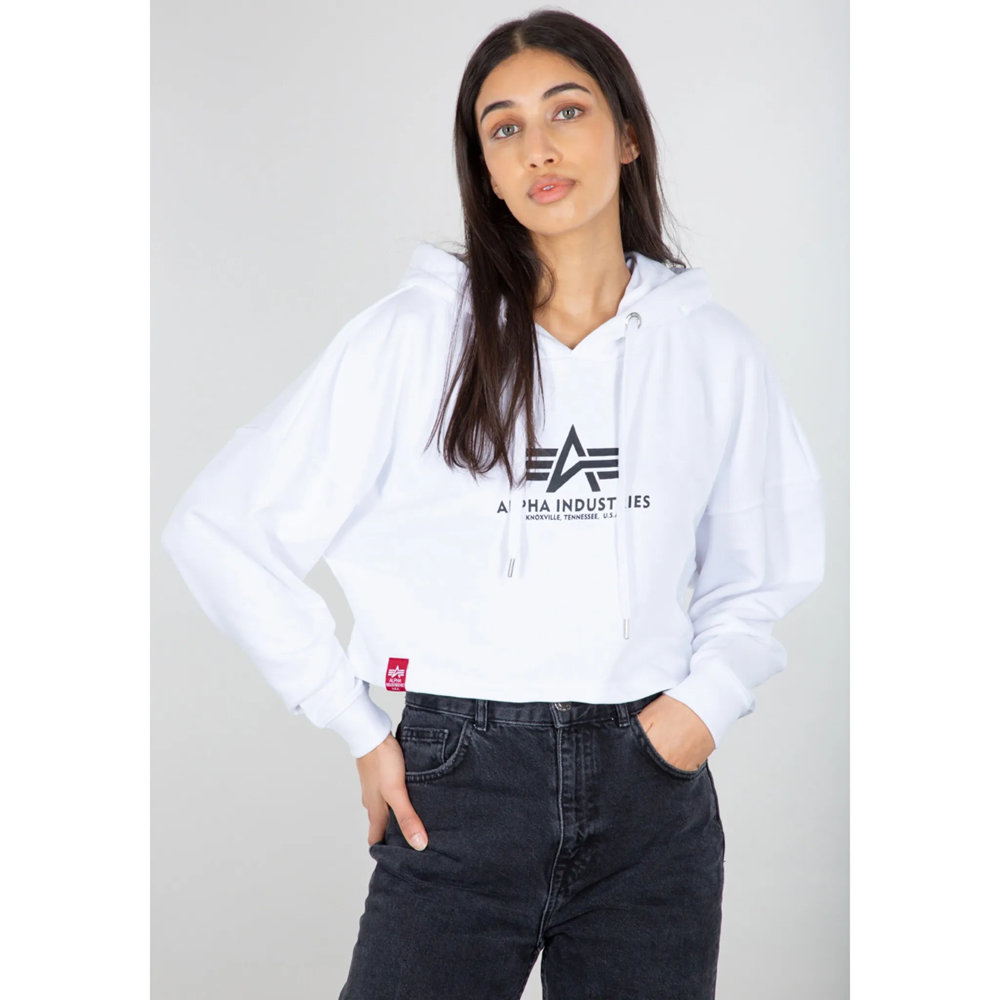 

Толстовка Alpha Industries " Alpha Industries Женская - Толстовки Basic Hoody COS Wmn", белый