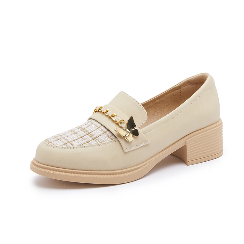 

Туфли женские повседневные Women's Casual Shoes Women's Beige Ouumeis