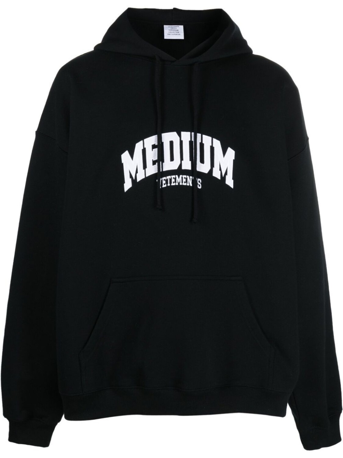 

VETEMENTS худи с вышитым логотипом, черный