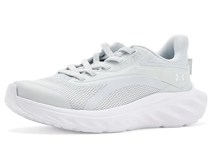 Кроссовки Ascend Alternate Lace Under Armour Kids, Halo Gray/Halo Gray/White — фото 2