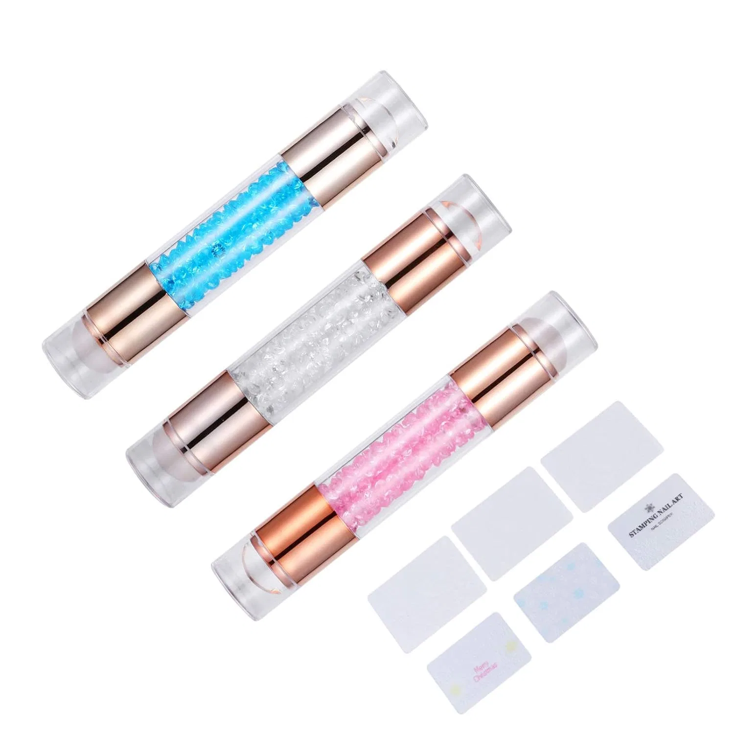 Набор из 3 двусторонних штампов для нейл-арта FRCOLOR Frcolor
