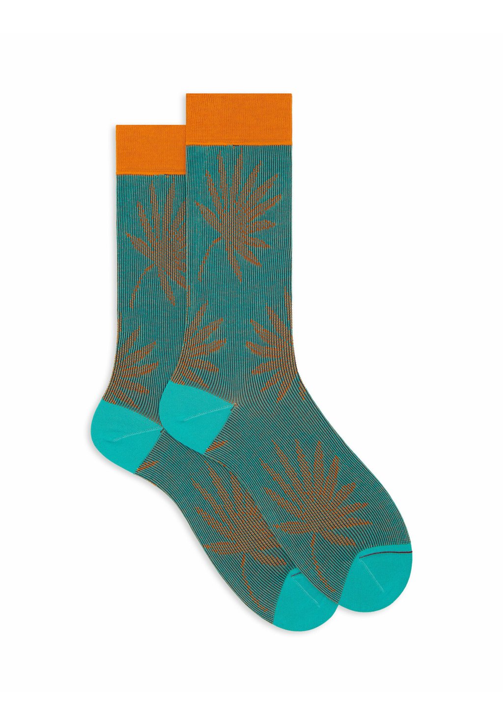 

Носки WITH LEAF MOTIF Gallo, светло-голубой