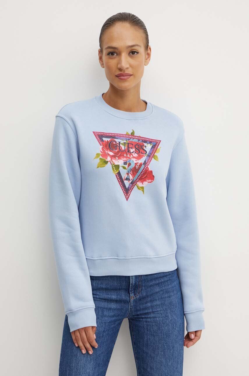 

Толстовка Guess ROSES, синий
