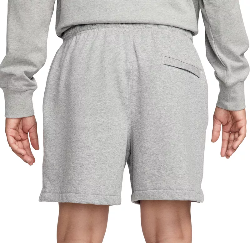 Шорты Nike Men's Club из французской махровой ткани, цвет Dk Grey Heather — фото 2