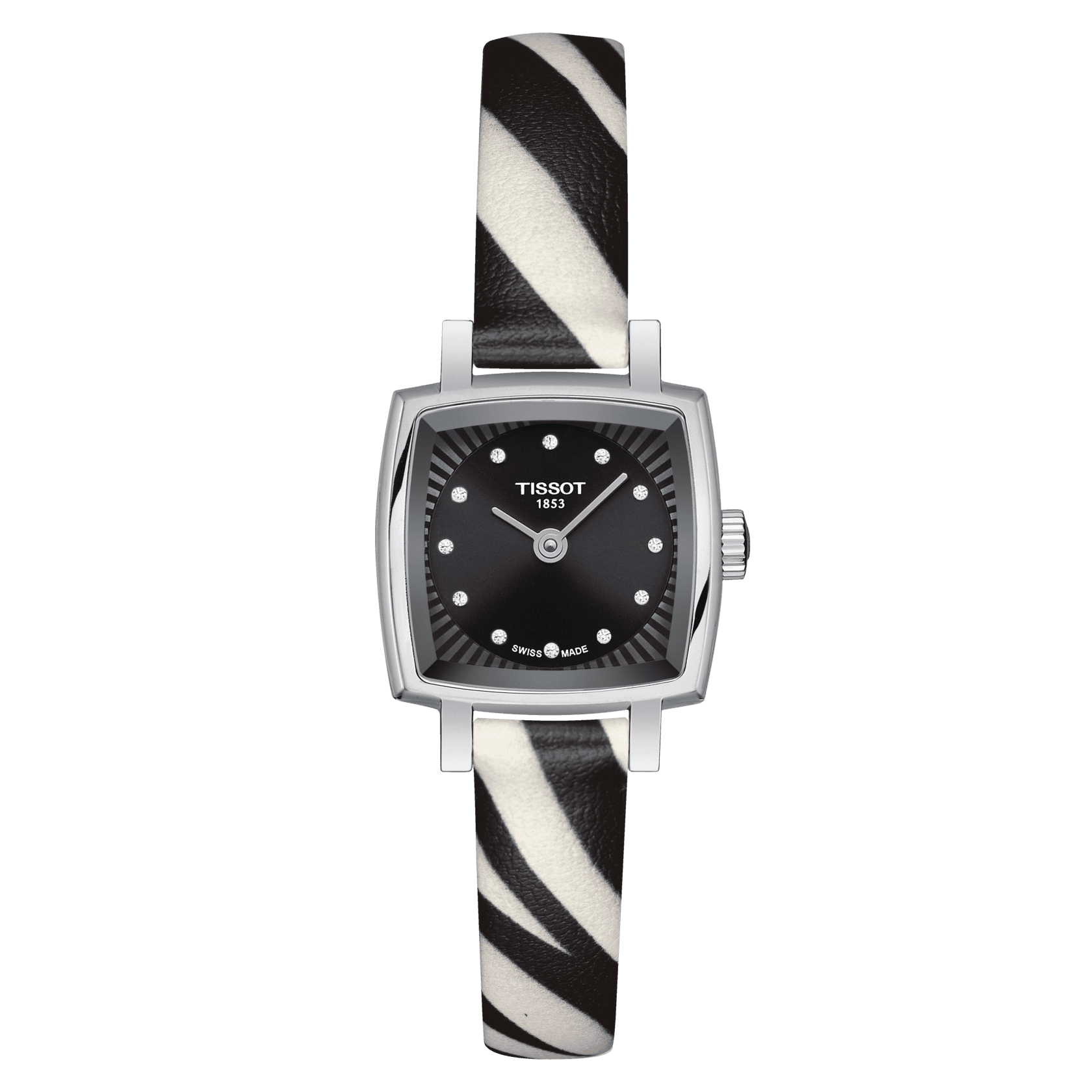 

Женские кварцевые часы Tissot Lovely Summer 20 мм T0581091705600, черно-белый