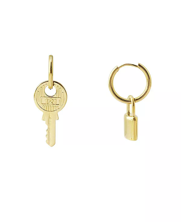 

Серьги Lock it Rebl Jewelry, gold