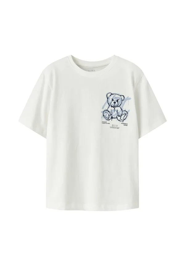Футболка с принтом в виде коробки ss nreg Name It, Cloud Dancer