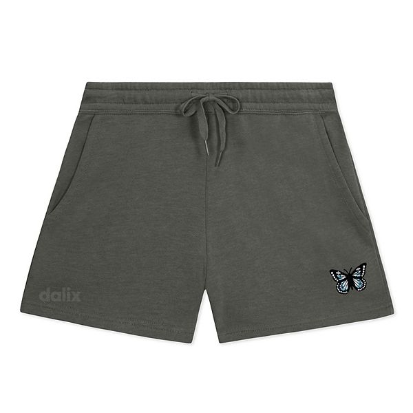 

Женские шорты из флиса midweight washed butterfly Dalix, Shadow