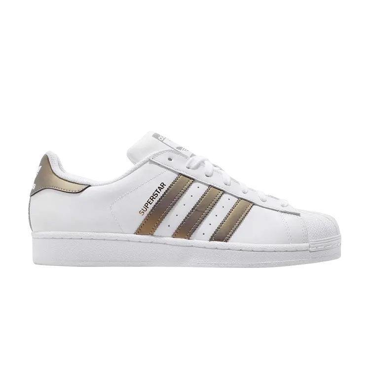 

Кроссовки Adidas Superstar 'White Gold Metallic', белый, Белый;серый, Кроссовки Adidas Superstar 'White Gold Metallic', белый