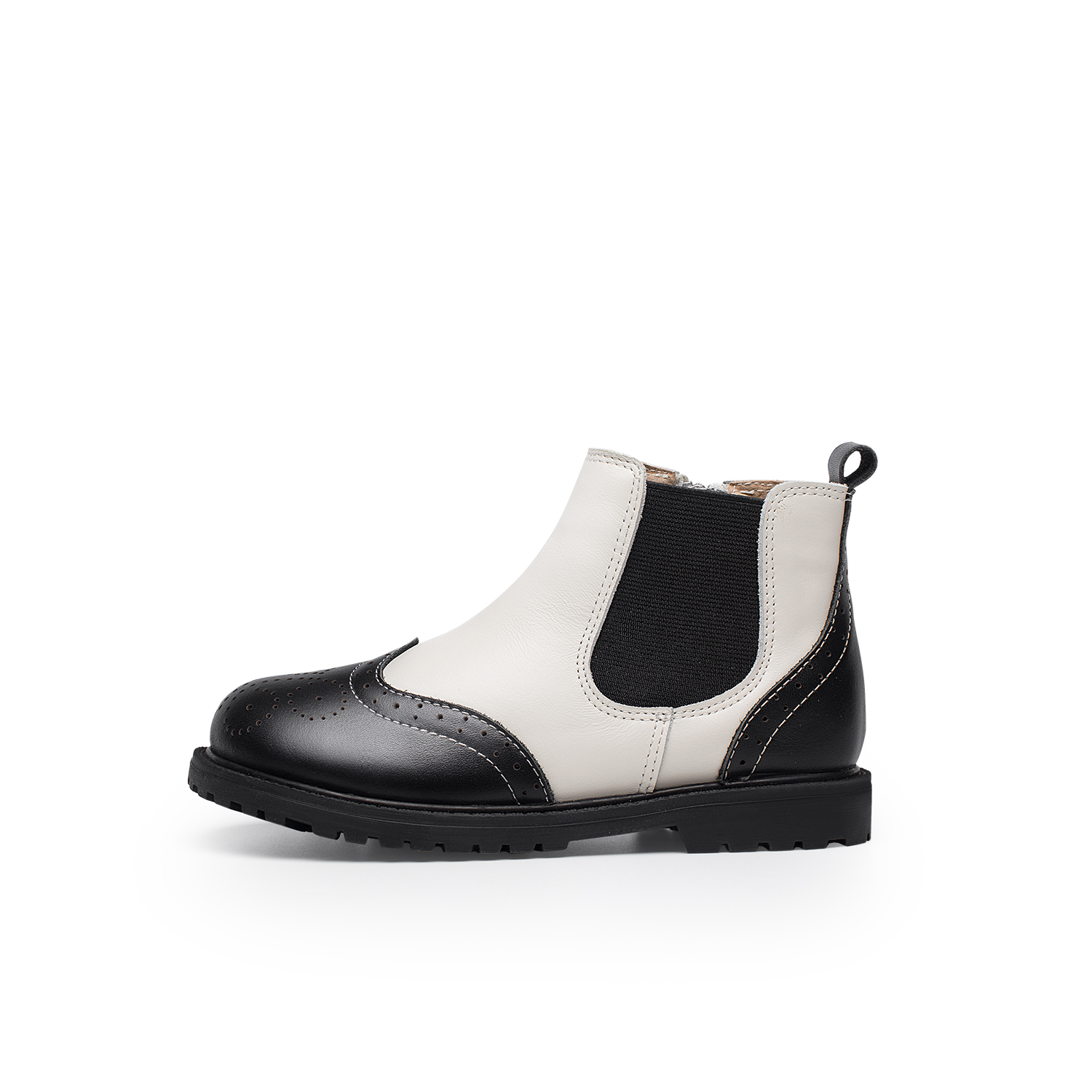 

Детские кожаные ботинки для детей ZRO, коричневый