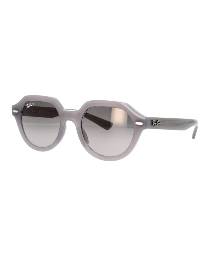 

Поляризованные солнцезащитные очки квадратной формы Gina Opal Ray-Ban, серый
